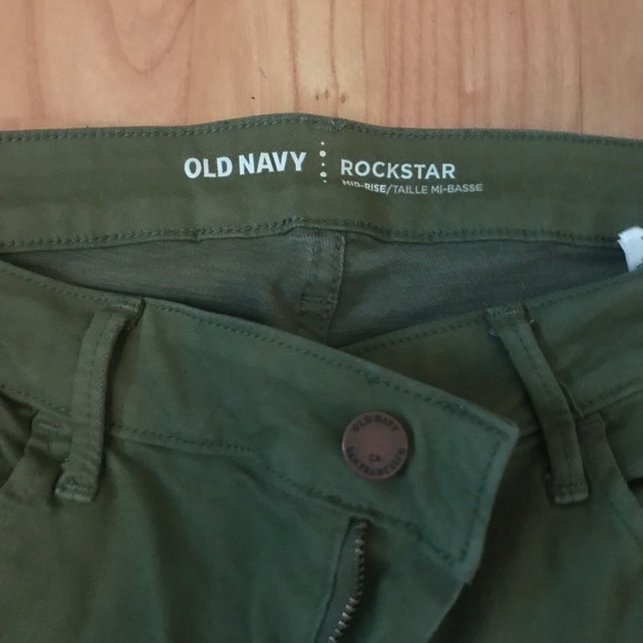 Old Navy Olive Jeans - Picture 3 of 3
